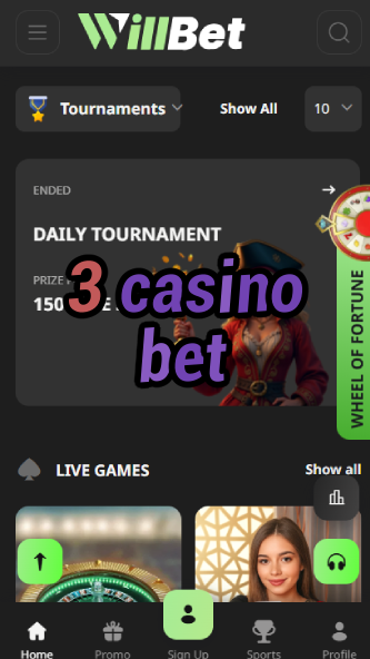 3 Casino Bet - Triple Your Winnings Today-www.bdqngd.com