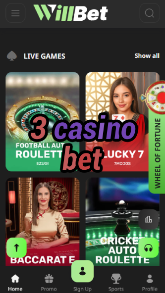 3 Casino Bet - Triple Your Winnings Today-www.bdqngd.com